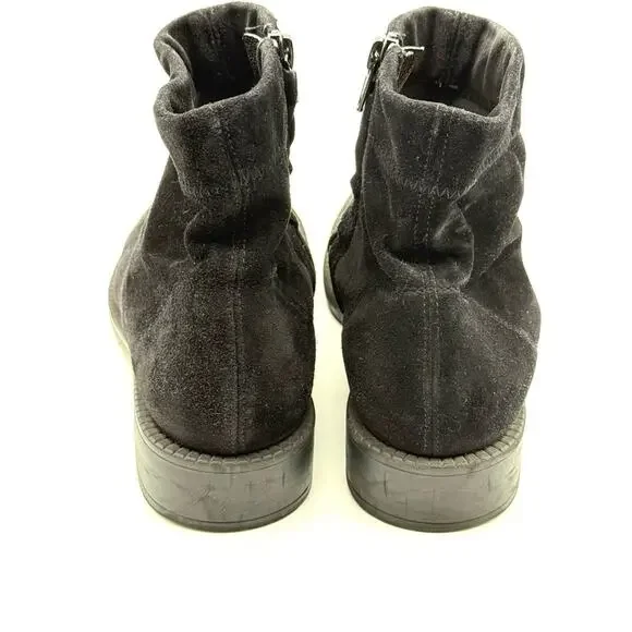 Pedro Garcia Kana Black Stetch Suede Bootie Low Shaft EU 39 - Picture 5 of 11